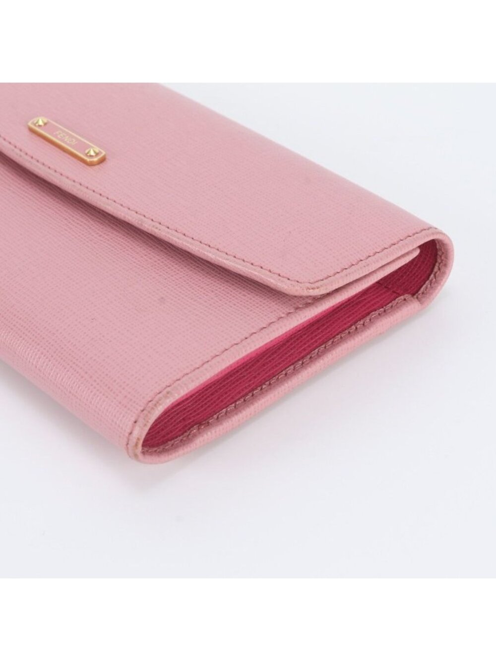 Fendi Simply Wallet Leather Long Gold - Picture 3 of 13